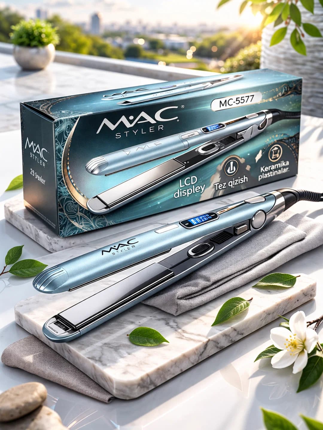 Выпрямитель для волос MAC Styler MC-5577, LCD, 480°F 